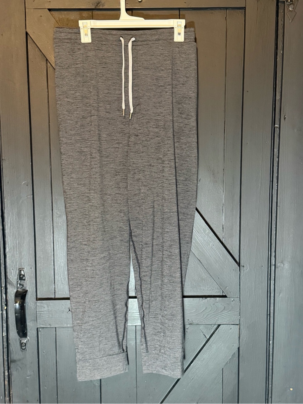 all in motion Gray Heather Jogger Sweatpants with White Drawstring